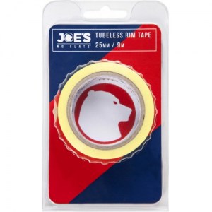 Joes Tubeless Yellow Rim Tape 9m x 25 mm DRIMALASBIKES
